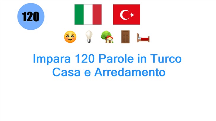 Impara 120 Parole in Turco: Casa e Arredamento